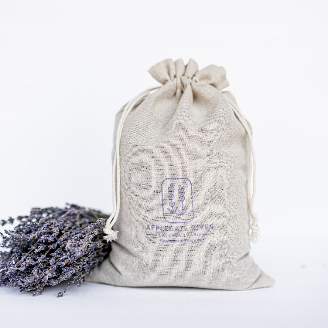 LAVENDER SACHET BAG - SCALLOPED EDGE