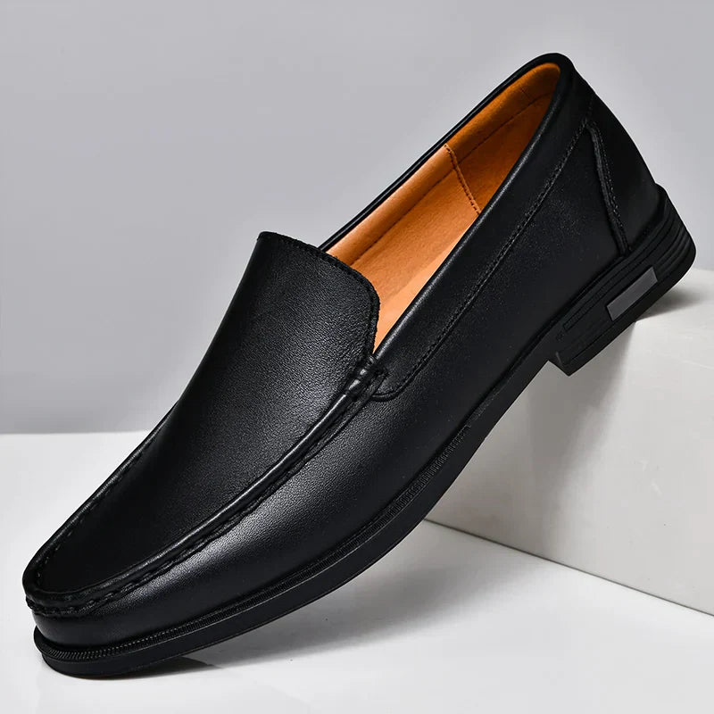Product Image for Walter – verona-loafers aus echtem leder, Mitternachtsschwarz / 46