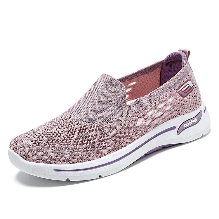 Product Image for Womens Damen Slip On Memory Foam Casual Smart Walking Arbeit Trainer Schuhe Größe, Lavendel / 36