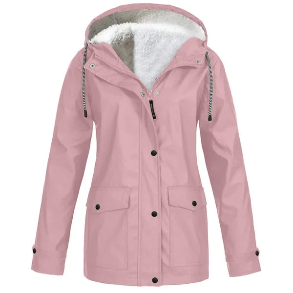 Product Image for – Fleece Damen Regenjacke, Rosa / XL