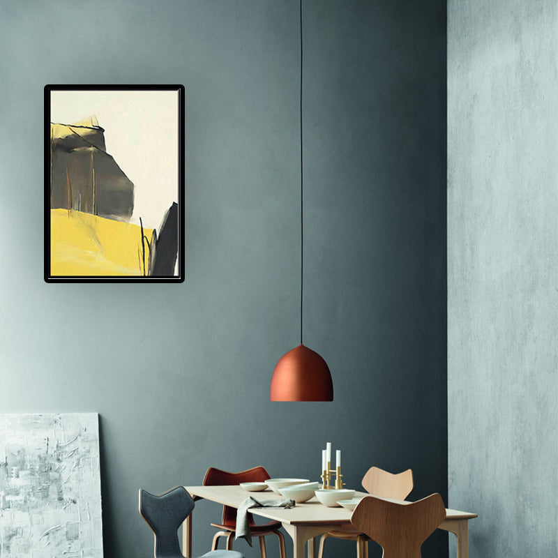 Product Image for Sandsberg | Abstracte Canvas Wandkunst Hedendaagse Textuur Wanddecoratie in Geel en Zwart voor Kamer, Gelb / 16" x 20" / Design 3