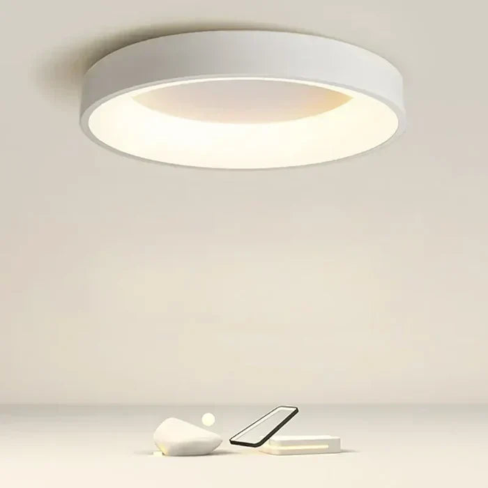 Product Image for Sandsberg | Scandinavische Ronde LED Plafondlampen - NordicGlow, Grau / Koud Wit / 38CM