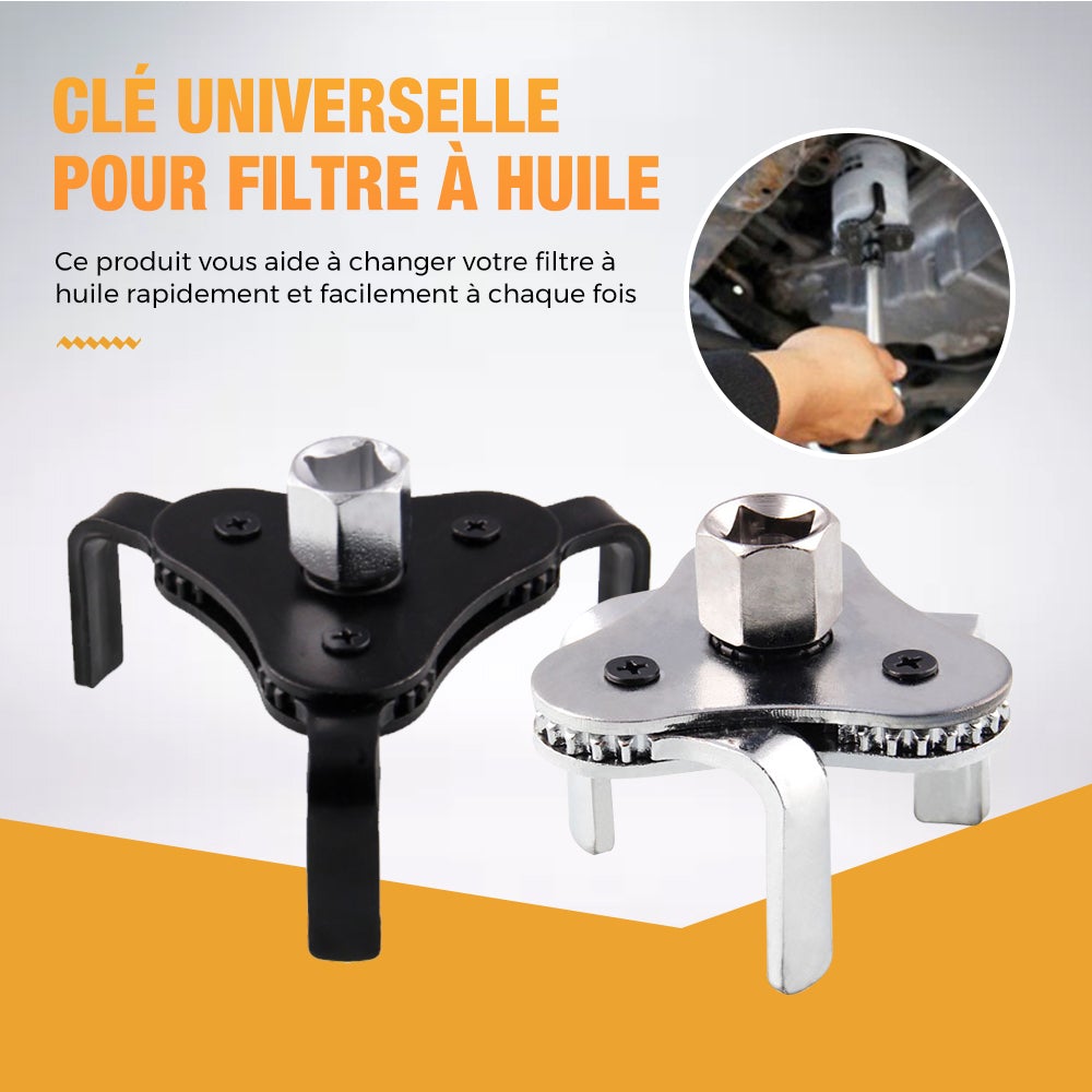 Product Image for Verstellbarer Universal-Schlüssel für Ölfilter, Silber