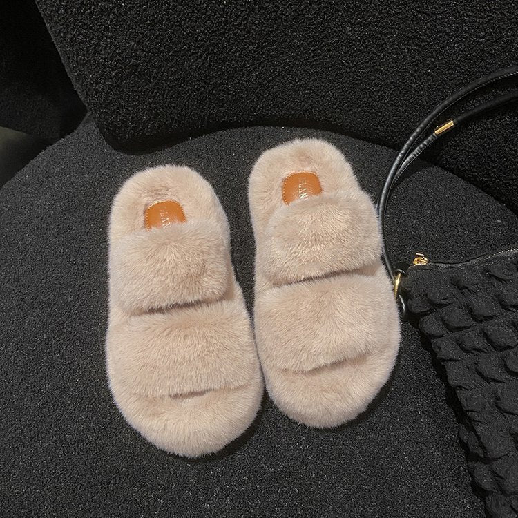 Product Image for Sandsberg | Vrijetijds Fleece-gevoerde Plateau Slippers, Khaki / 41