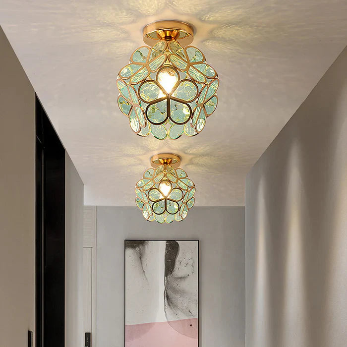 Product Image for – deckenlampe im blumenstil, Grün