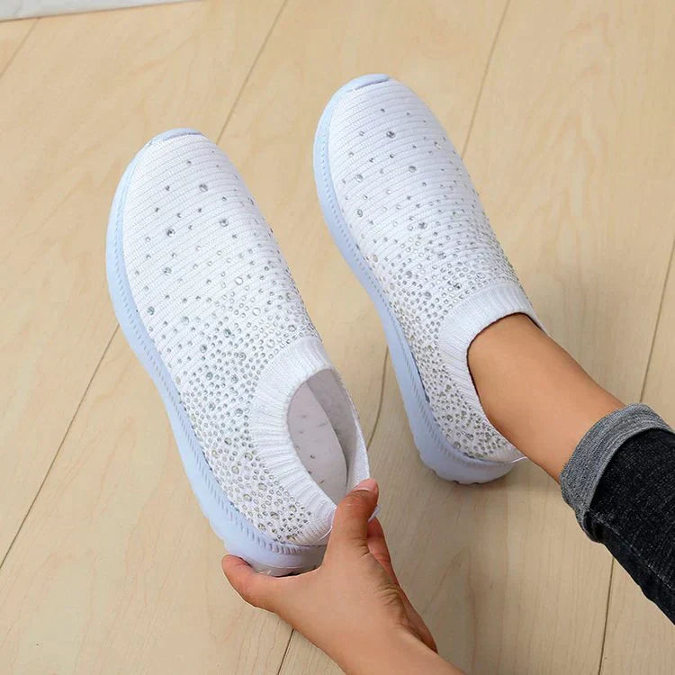 Product Image for Vulkanisierte Schuhe Turnschuhe Frauen Trainer gestrickte Turnschuhe Damen Slip-on, Stil 5 / 45