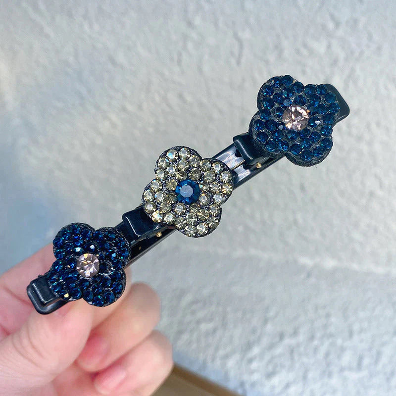 Product Image for Three Flower Side Hair Clip, Gray
