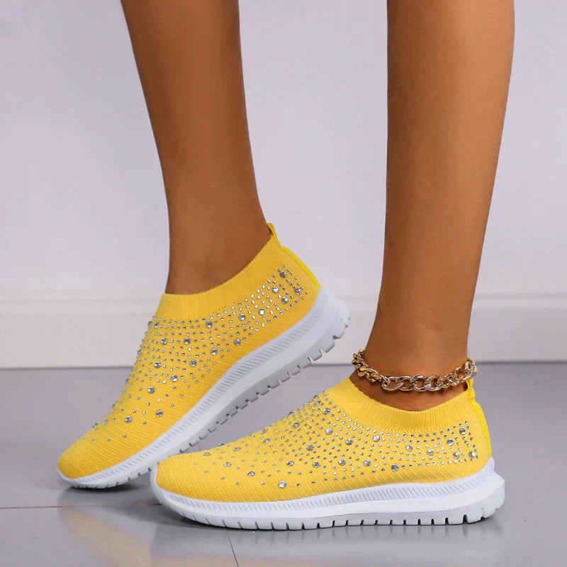 Product Image for Vulkanisierte Schuhe Turnschuhe Frauen Trainer gestrickte Turnschuhe Damen Slip-on, Stil 2 / 35