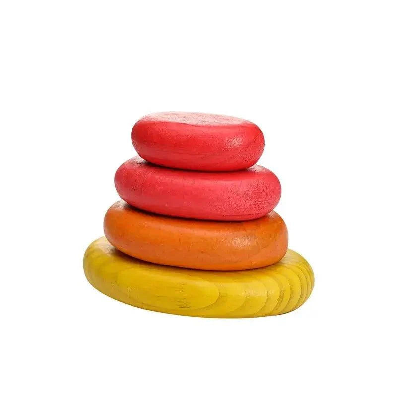 Product Image for Sandsberg | Bunte Holzbausteine Set für kreatives Lernen und logische Entwicklung, Stijl 3 / Kina