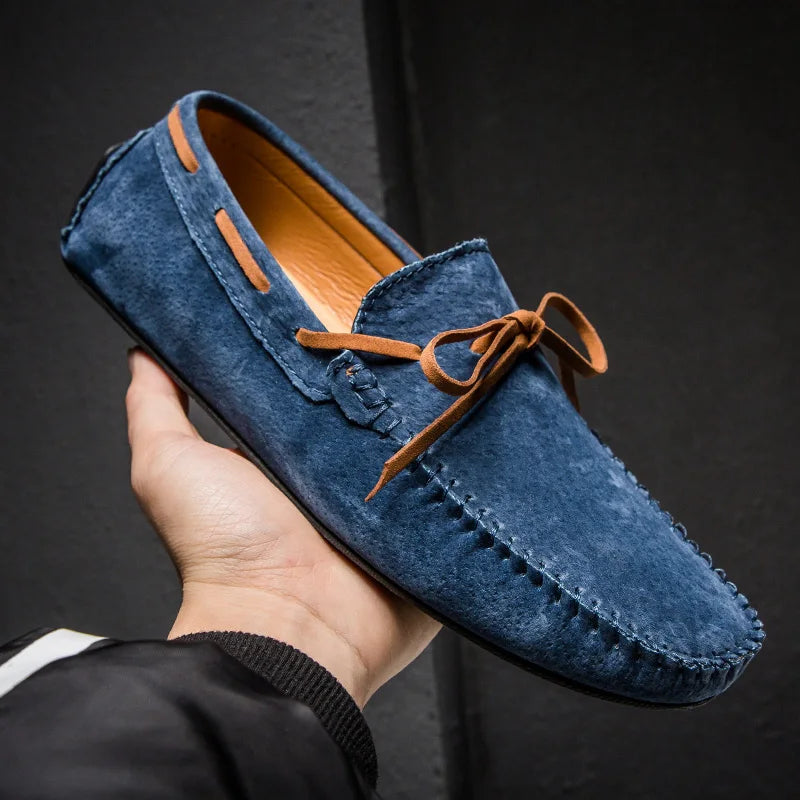 Product Image for Vermont Premium Wildleder Slipper, Blau / UK 5.5