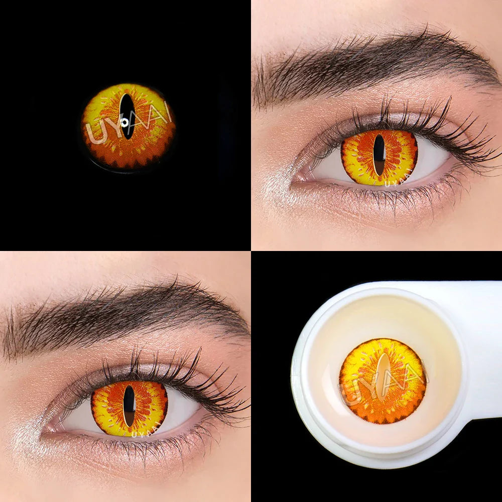 Product Image for Sandsberg | 1 Paar Cosplay Kontaktlinsen Makima Gojo Power Linsen Anime Zubehör Anime Linsen Halloween Linse Augen Augentropfen Verkauf, Dragon Maid /