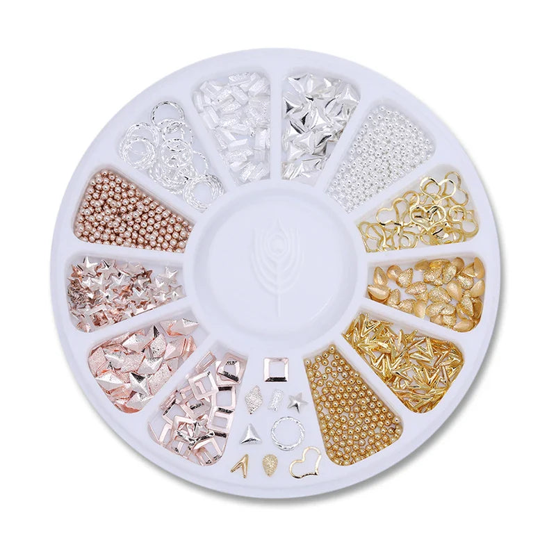Product Image for Sandsberg |1Box Nagel Strass Kleine Unregelmäßige Perlen Mischfarben Stein Maniküre 3D Nagel Dekoration In Rad Nägel Zubehör Maniküren, STIL-11