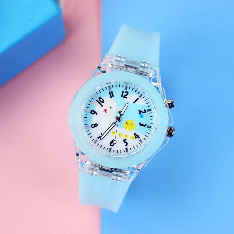 Product Image for Sandsberg | Analog Cartoon Kinder Armbanduhr, schaf blau