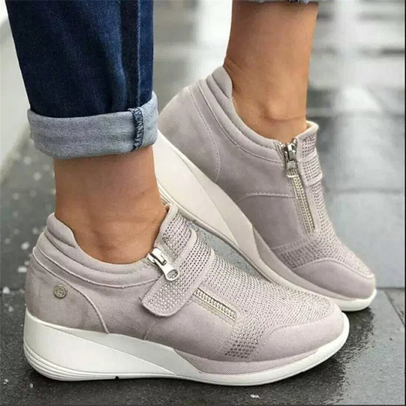 Product Image for Spring Wedges Damen Turnschuhe, Grau / 38