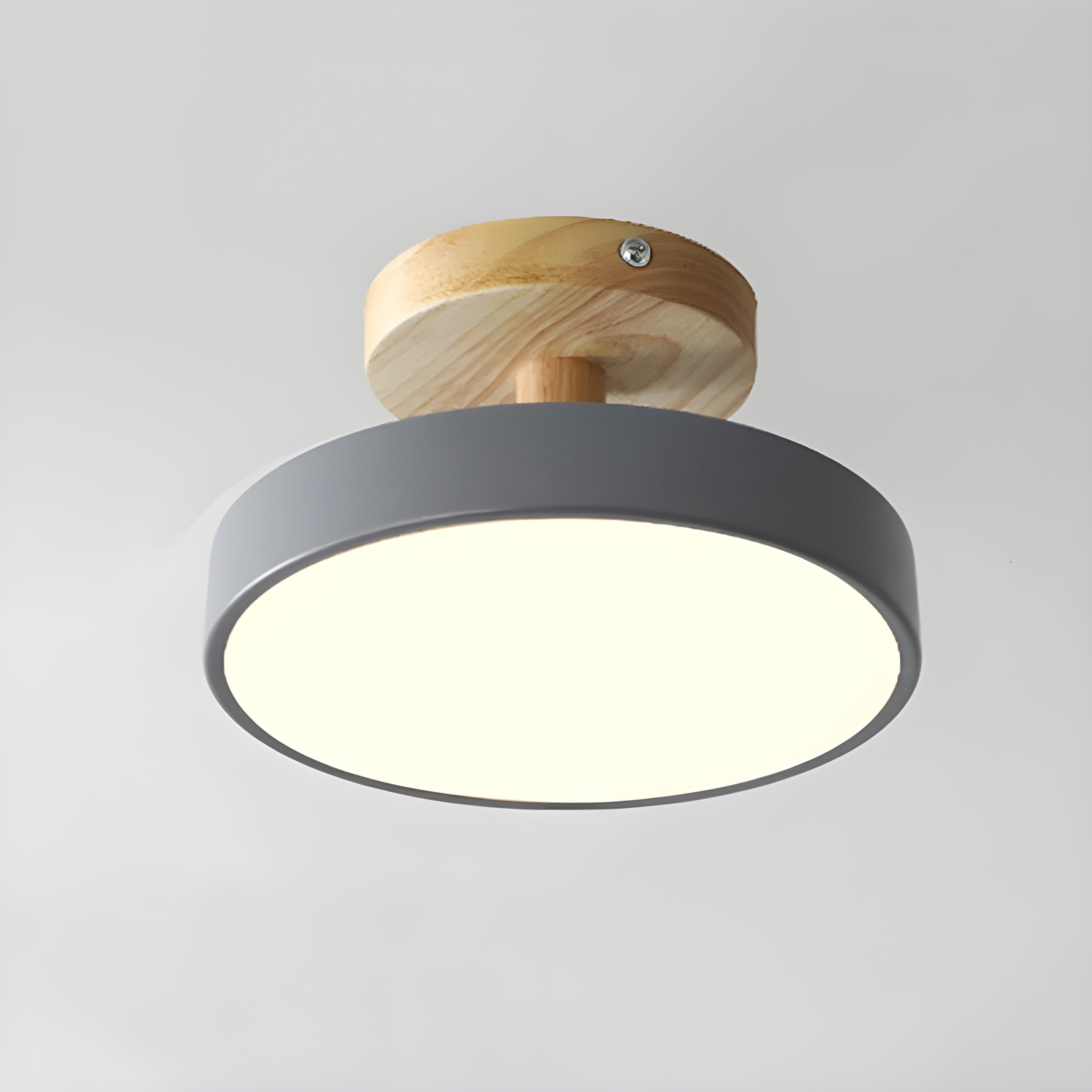 Product Image for Moderne Macaron LED Deckenlampe, Grau / Cool White(no RC) / 18cm