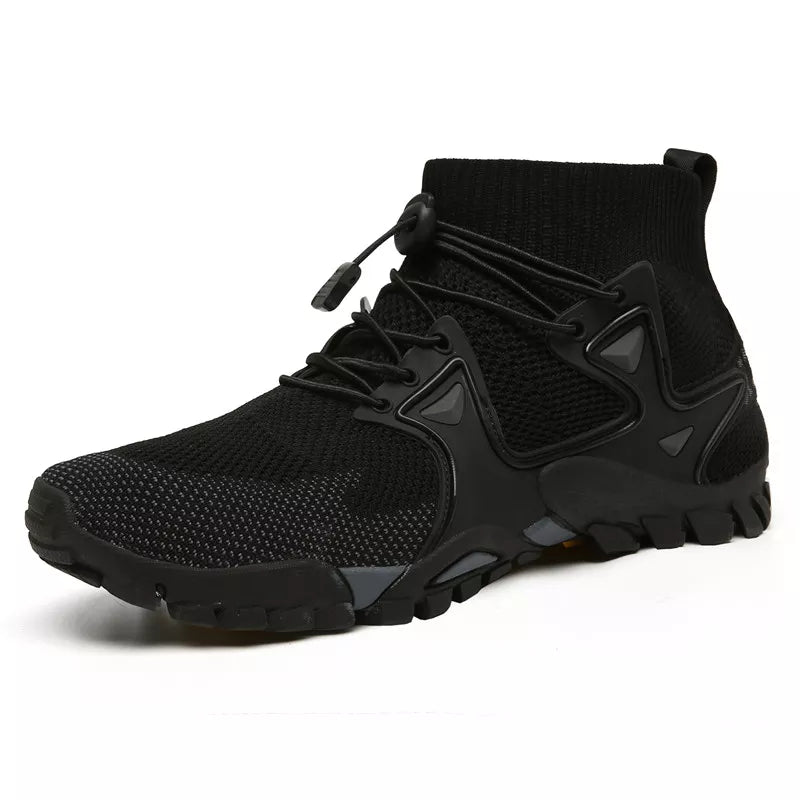 Product Image for Sommer Herren Freizeit Schuhe Mesh Atmungsaktive Sneaker Outdoor Slipper Leicht Watschen, Schwarz / 7.5
