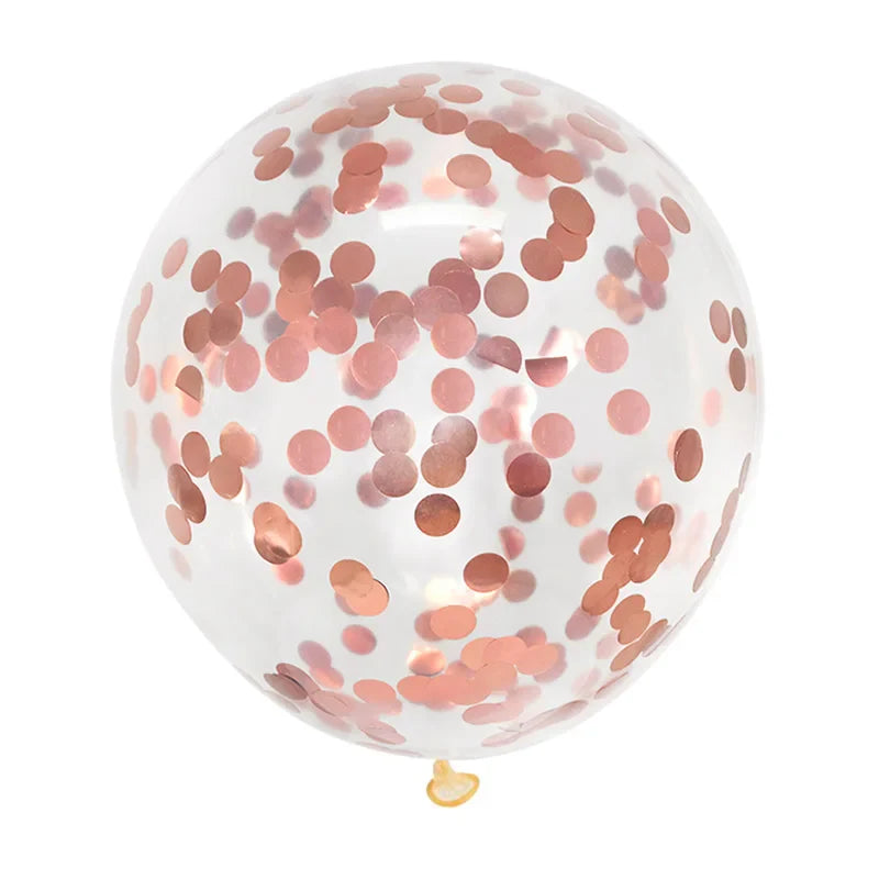 Product Image for Sandsberg 5/10/20 Stück Gold Konfetti Latexballons Glitter klar transparent Heliumballon Hochzeitsbabyparty Geburtstag Partydekorationen, 20 Stück / 
