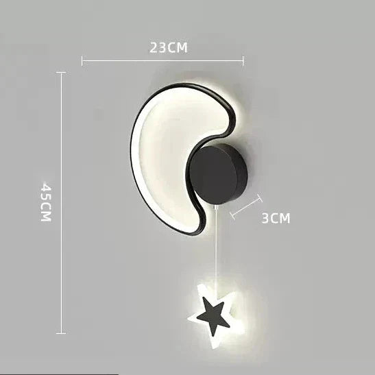 Product Image for Zauberhafte Kinderzimmerlampe, A-Schwarz - Links / Kaltweiß