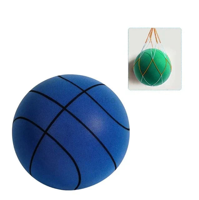 Product Image for Sandsberg | Stiller Basketball für geräuschfreies Training und Spaß – SilentBounce, Blau / 22cm