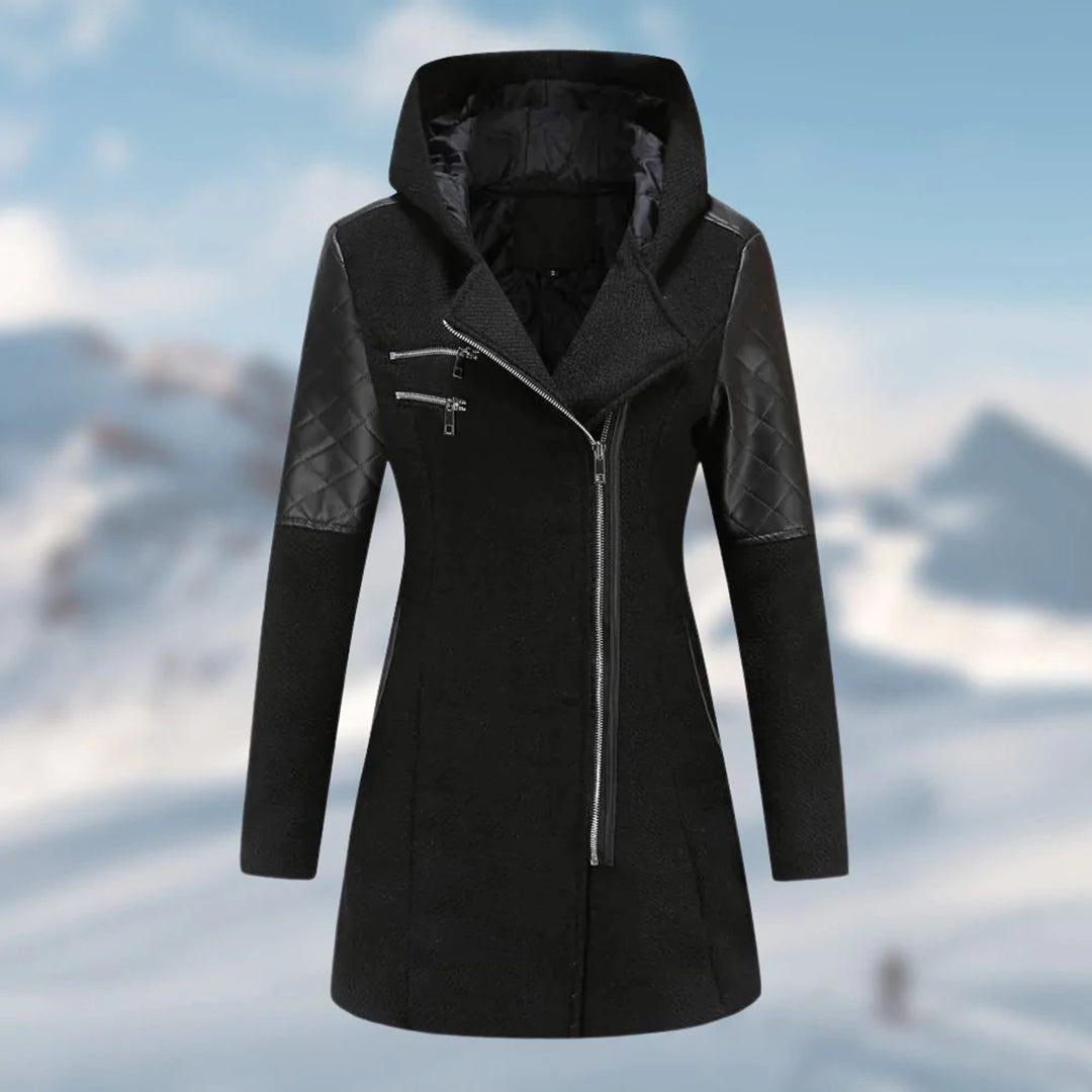 Product Image for Stilvolle Moderne Winterjacke für Damen, Schwarz / 4XL