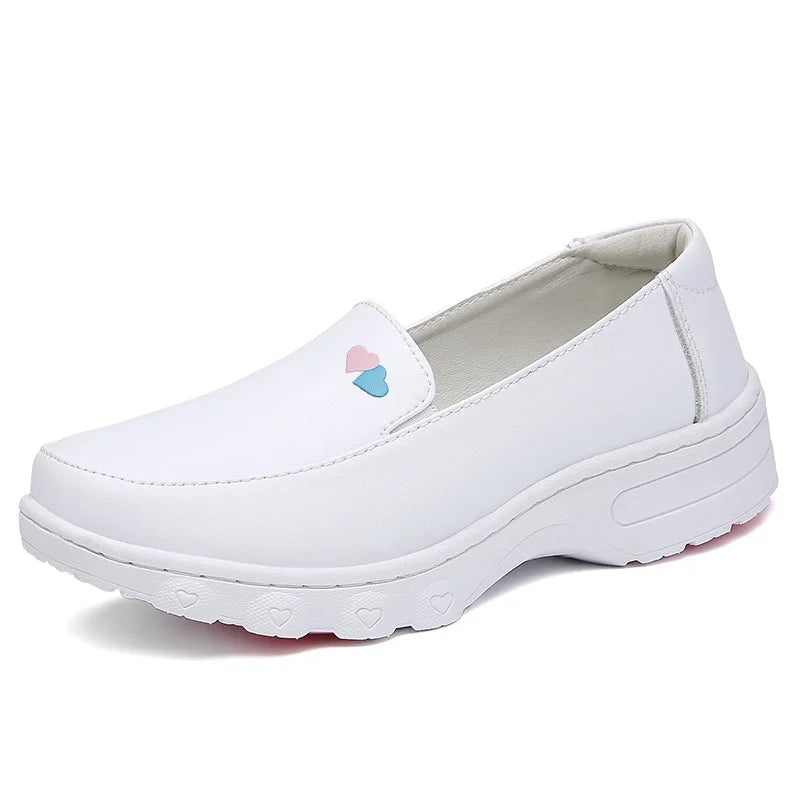 Product Image for Schuhe für Frauen im Herbst und Winter atmungsaktive weiche Sohlen rutschfeste dicke medizinische Arbeit Außenhandel, WEISS / 34