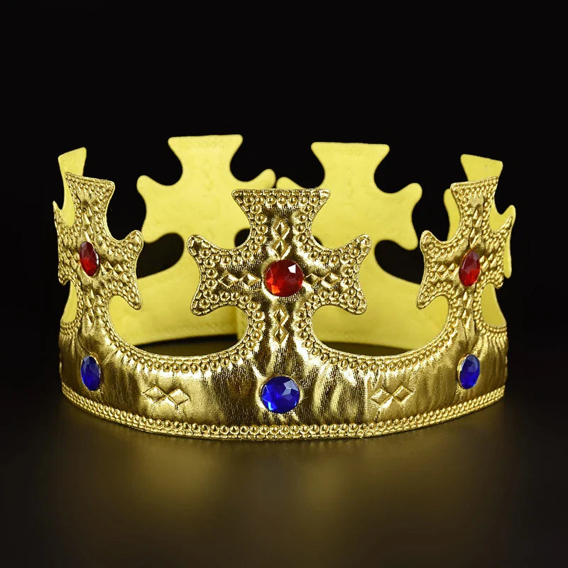 Product Image for Sandsberg Kinder Geburtstagshut Gold Silber Krone Baby Ein Jahr Alter Geburtstag Junge Mädchen 1. Glücklicher Geburtstag Party Dekoration Zubehör Foto
