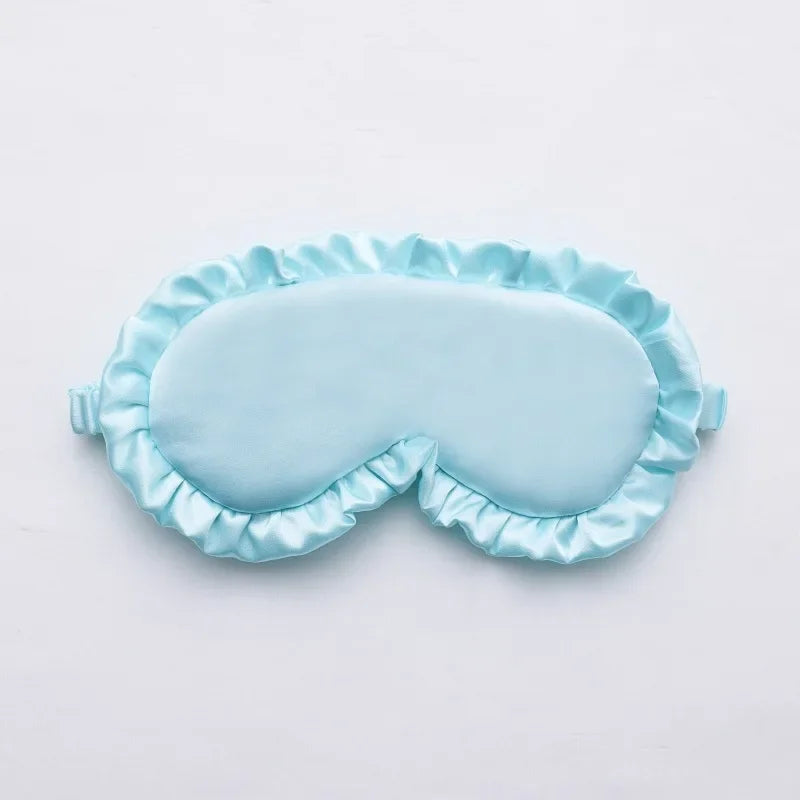 Product Image for Volant Maske - Luxuriöse seidenweiche Schlafmaske mit Rüschen, Vers grün