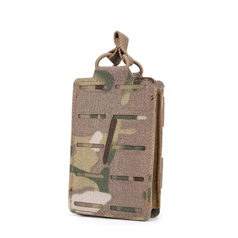 Product Image for Taktische 5,56 mm Magazin Tasche – Einzelne Magazin Offene Oberseite MOLLE Tasche für M4, M14, M16, AR-15 Gewehrmagazine, Multicam