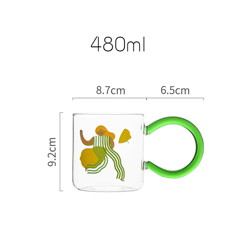Product Image for Sandsberg | Verspielt Kunstglas Kaffeetasse, Grün