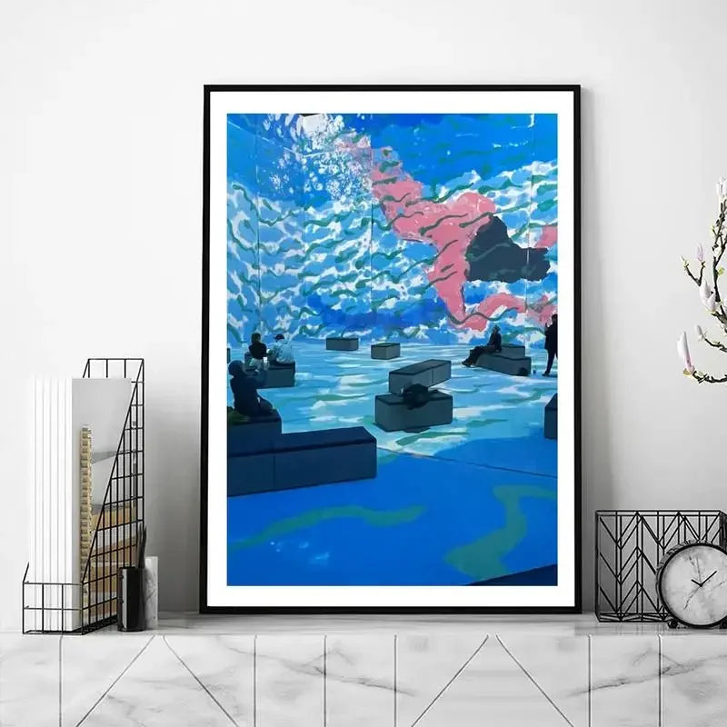 Product Image for David Hockney Kunst POSTER Plakate Drucke Wandbilder Wohnzimmer Wohnkultur, A7 / 57X80cm