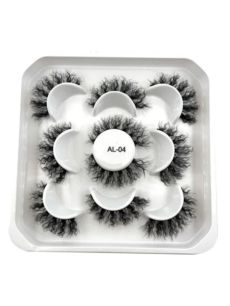 Product Image for Sandsberg | Neue 5D Flauschige Lockige Wollwimpern Minke Wimpern Weich Natürlich Realistisch Unordentliches Ende Augenlängung Dicke Falschwimpern 