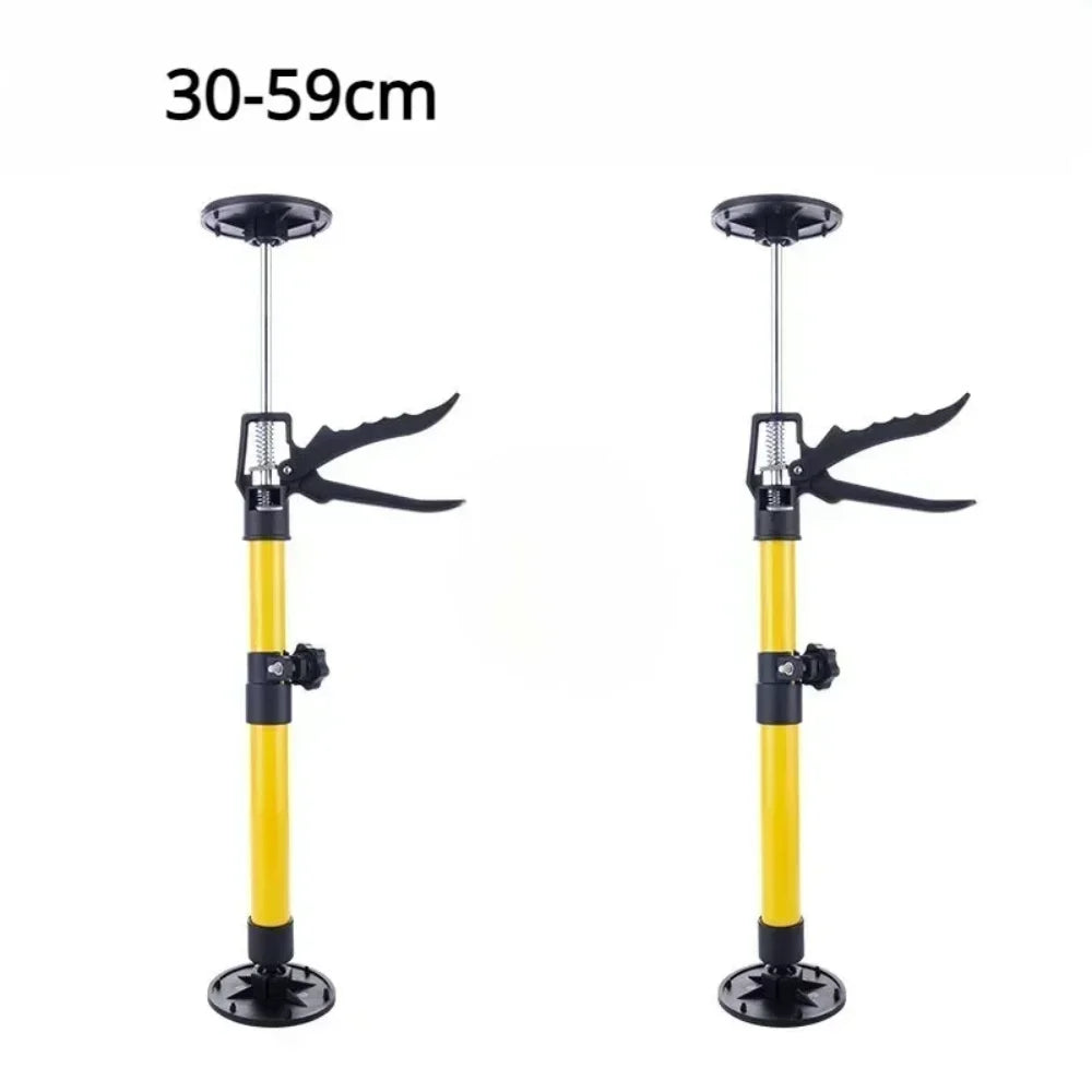 Product Image for Teleskopischer Stahl-Handjack Unterstützung Stange: Verstellbare Schrankbrett Hebeträger - Generische Stahlstütze für Handarbeit, 2 Stück kurz Typ 2