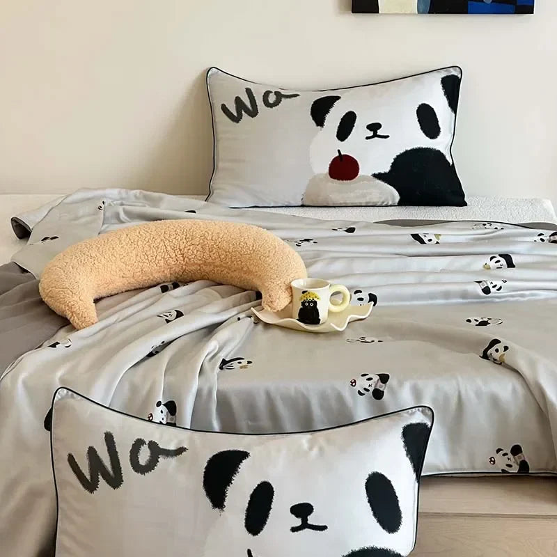 Product Image for Sandsberg Hochwertige Natürliche Pflanzenfasern Sommerdecke für Kinder oder Erwachsene Hautfreundliche Kinder Kühlende Decke 100% Lyocell Seidig 