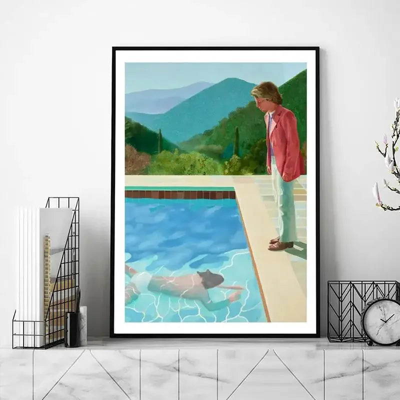 Product Image for David Hockney Kunst POSTER Plakate Drucke Wandbilder Wohnzimmer Wohnkultur, A1 / 57X80cm