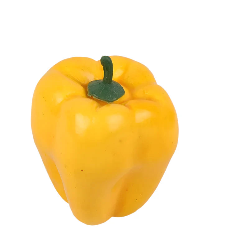 Product Image for Sandsberg | Levensechte Faux Fruit en Groenten voor Stunning Thuis en Restaurant Decor - Ideaal voor Betoverende Voedselfotografie, Gelbe Paprika / 3 