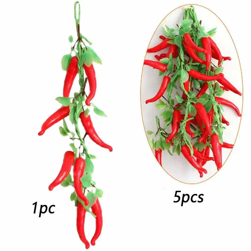 Product Image for Sandsberg | Levensechte Nep Chili Peper Decor Props voor Thuis, Fotografie, en Feestdagen Celebraties, Rote Paprika 1