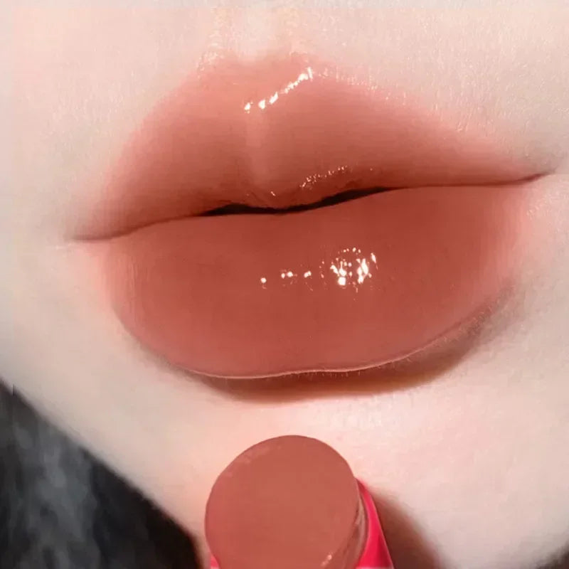 Product Image for Sandsberg | Jelly Lippenstift Feuchtigkeitsspendender Spiegel Wasser Leichte Feste Lipgloss 8 Farben Kristall Tee Rot Braun Lippenlack Tönung 