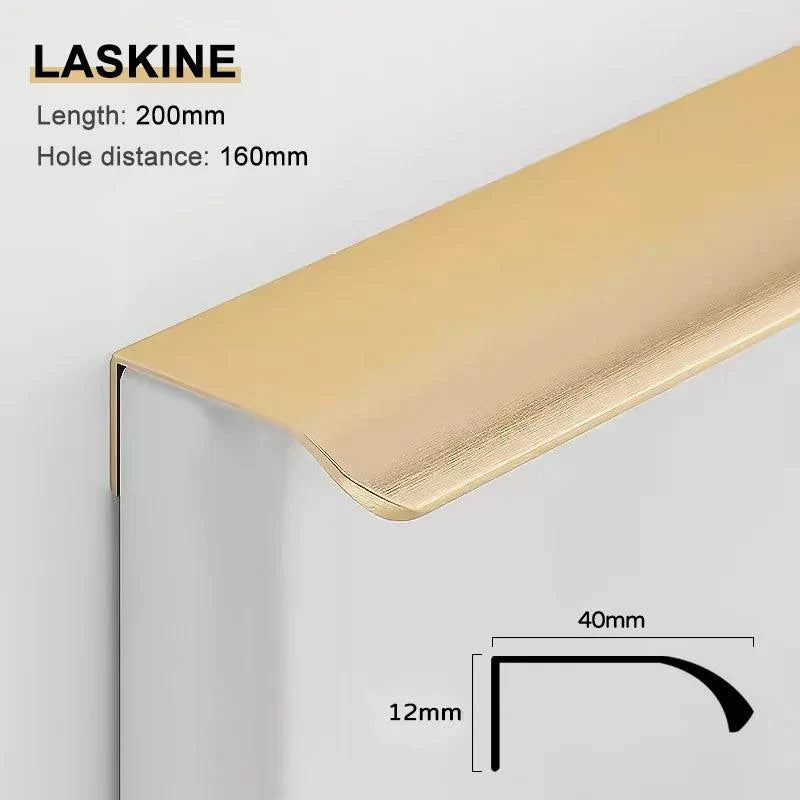 Product Image for Sandsberg | Veitl er Black und Gold Aluminiumlegierung Schrankgriff-Kollektion, gold-200mm