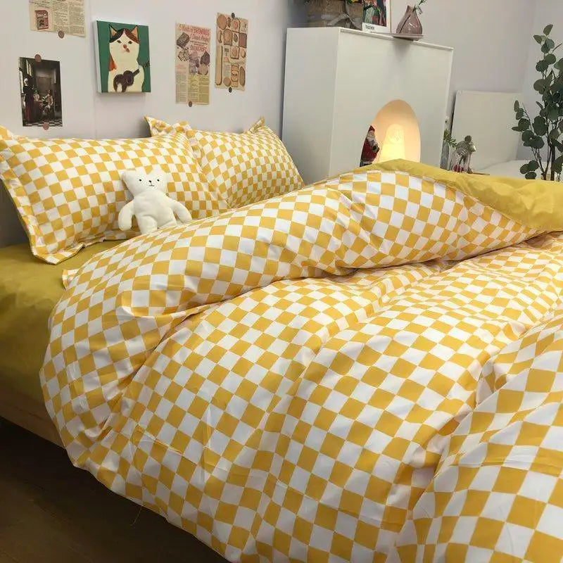 Product Image for Sandsberg | Bettwäsche Set Bettwäsche 2 Schlafzimmer Bettbezug Für Mädchen Erwachsene Tagesdecke Bettlaken Quiltbezug König 220x240 Bezug, D / König 
