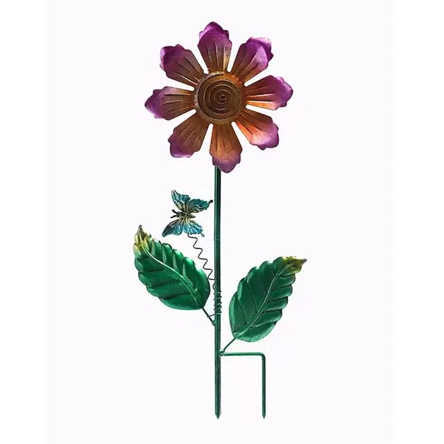 Product Image for Sandsberg | Outdoor Garten Metall Blumen Kunst Boden Einlage Dekorative Pflanzen Skulptur Für Garten Innenhof Rasen Boden Dekor Ornament, B