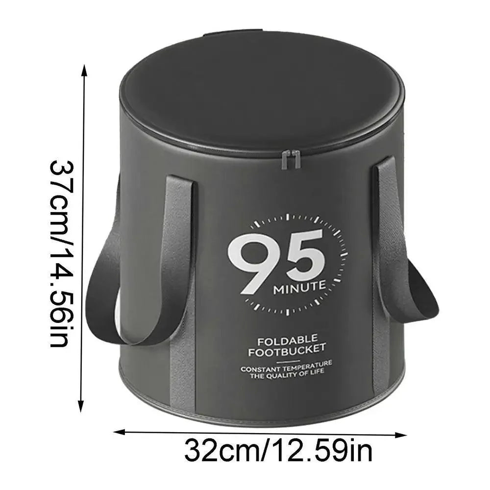 Product Image for Sandsberg | Klammerbares wasserdichtes Fußbad Tasche - Tragbare Soak Basin für ultimative Entspannung, tint groen / HK