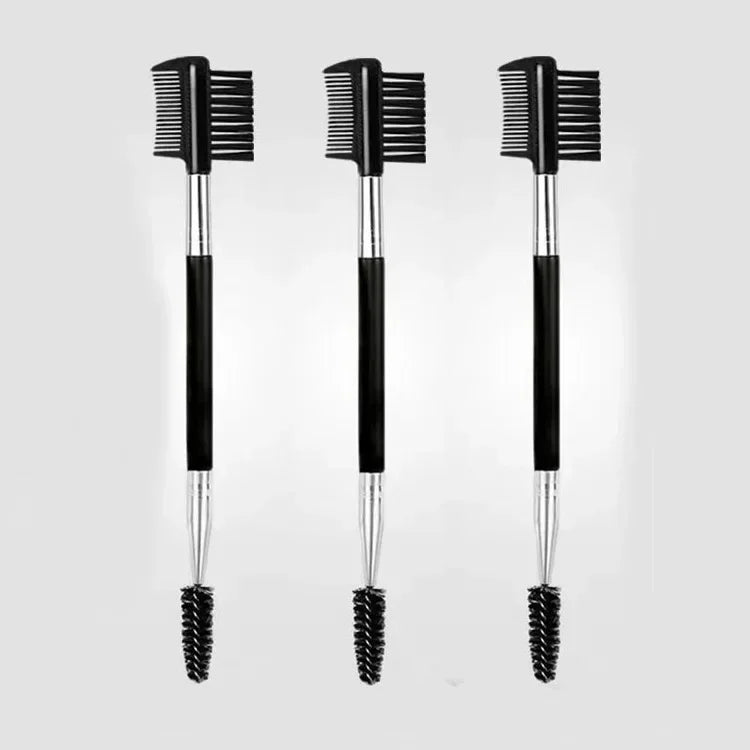 Product Image for Sandsberg | Doppelseitiger Holzgriff Augenbrauenpinsel Wimpernpinsel 2 In 1 Professioneller Makeup Pinsel Wimpernspirale Diagonal Eckpinsel, 3PCS-