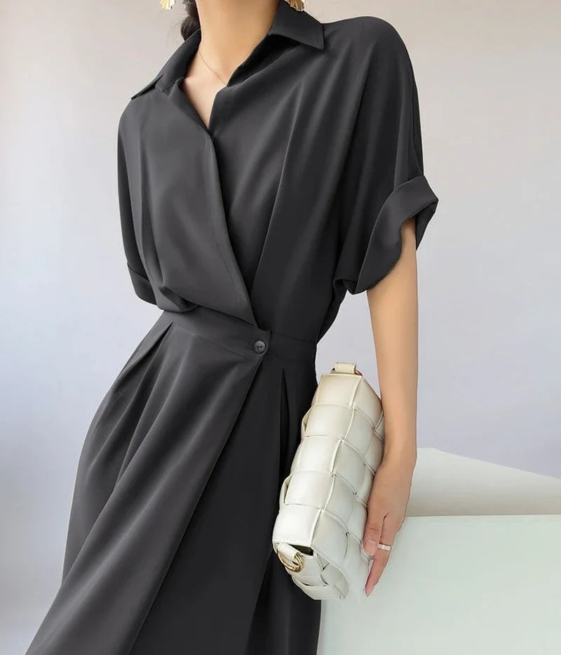 Product Image for Sandsberg | Vintage Kleider für Frauen Luxus Designer Lange Damen Abendkleid Integrierte Maxi Grün Party Mode Trend Lässig Schwarz, schwarz / L