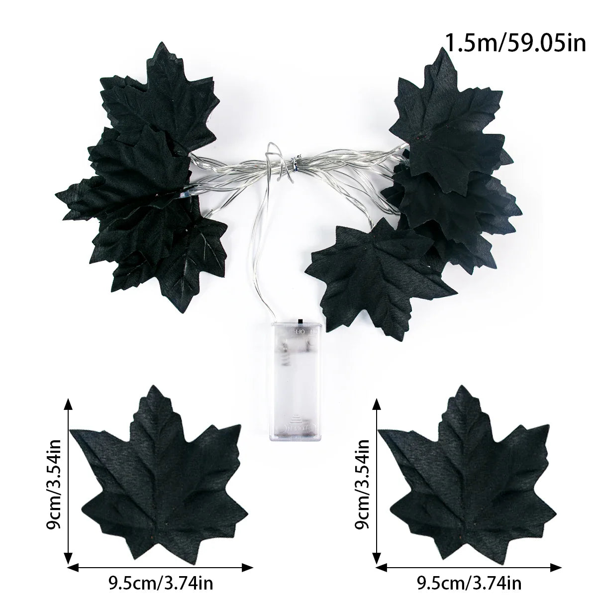 Product Image for Sandsberg | Künstliche Herbst-Ahornblätter Kürbis Girlande LED Fairy String Licht Weihnachts Thanksgiving Dekoration DIY Halloween Party Zuhause, stil