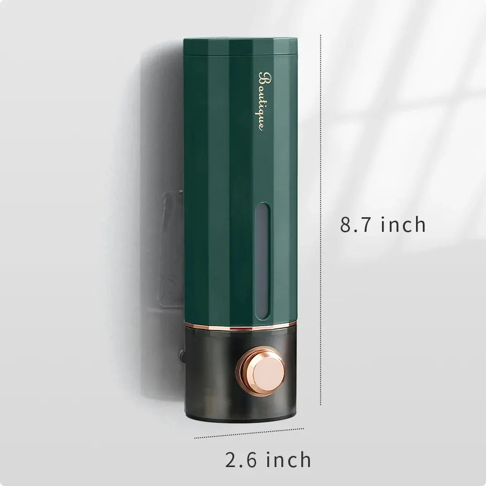 Product Image for Wandmontierter nicht durchstochener Seifenspender: Drücken Handdesinfektionsmittel Halter für Zuhause, Hotel - Duschgel, Shampoo Box Wandmontage, 450 