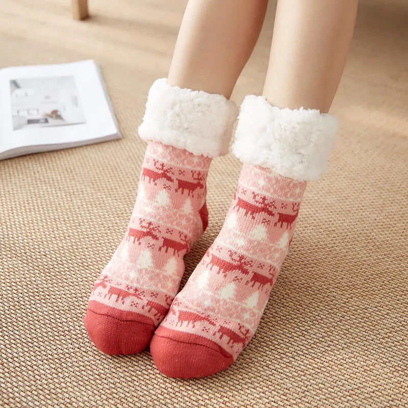 Product Image for Sandsberg | Weihnachtswinter warme Socken, Reh pink / Einheitsgröße