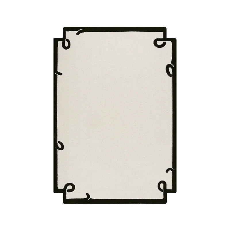 Product Image for Sandsberg | Minimalistisch Beiger Wohnzimmer Sofa Couchtisch Teppiche Schwarz Gestreift Große Fläche Nachttisch Teppich Französischer Stil Garderobe 
