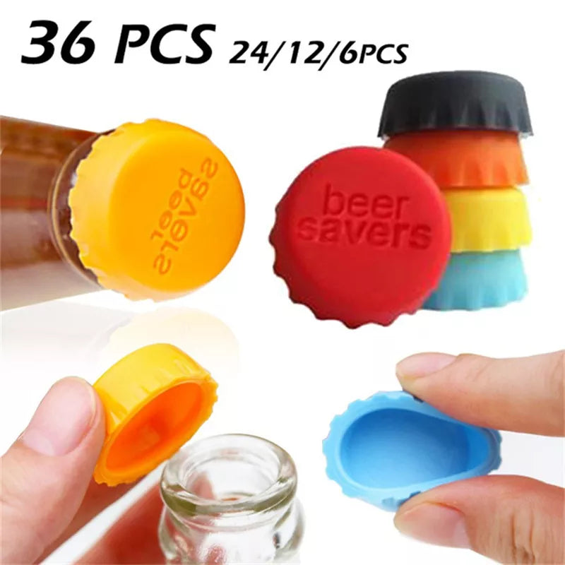 Product Image for Wiederverwendbarer Silikonflaschenverschluss - Verschlossener Bier-, Essig-, Sojasauce-, Limonade-, Cola-Verschluss - Weinschutzstopfen, 