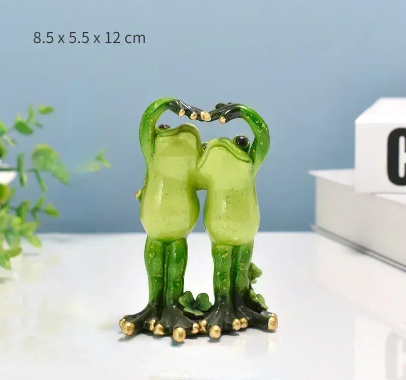 Product Image for Yoga-Frosch-Figuren, Prinz-Frösche, Paar Frösche, Sport, langbeinige Frösche, Desktop-Ornamente, Kunstharz, Kunsthandwerk für Heimdekoration, G