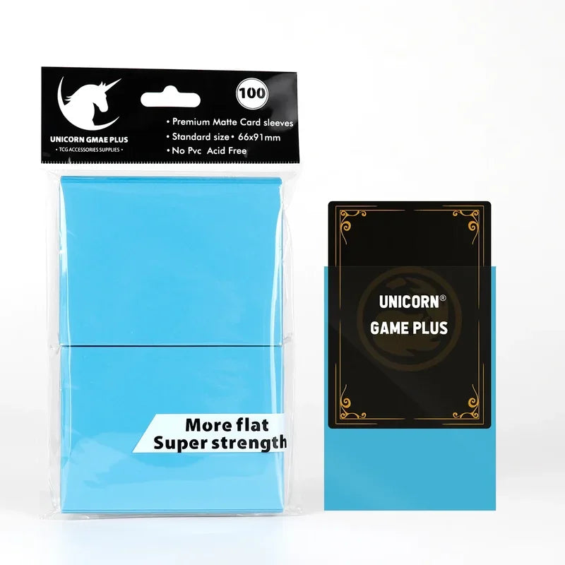 Product Image for Sandsberg | 100 Stück/Set Matte Standardgröße Kartenhüllen TCG Trading Cards Schutz für Tarot Schild Brettspiele Magische Hülle 66x91mm, Himmel Blau